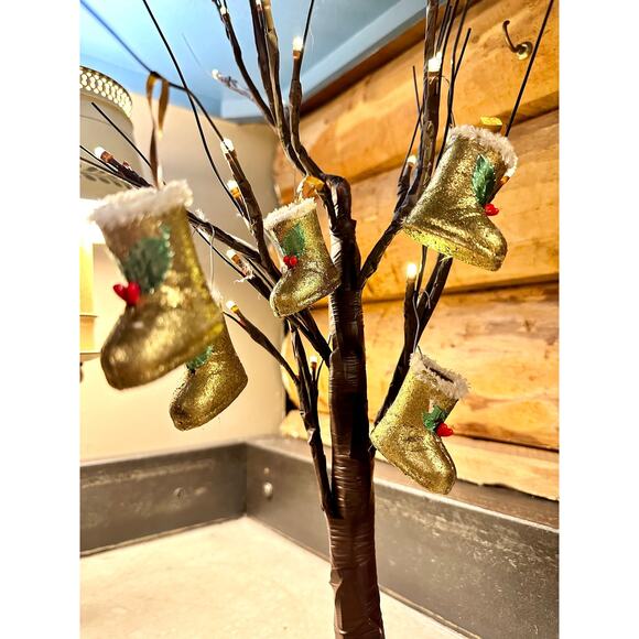 Christmas Ornaments, Vintage Ornaments, 1950s Japan , Mid-Century Modern - Picture 4 of 6